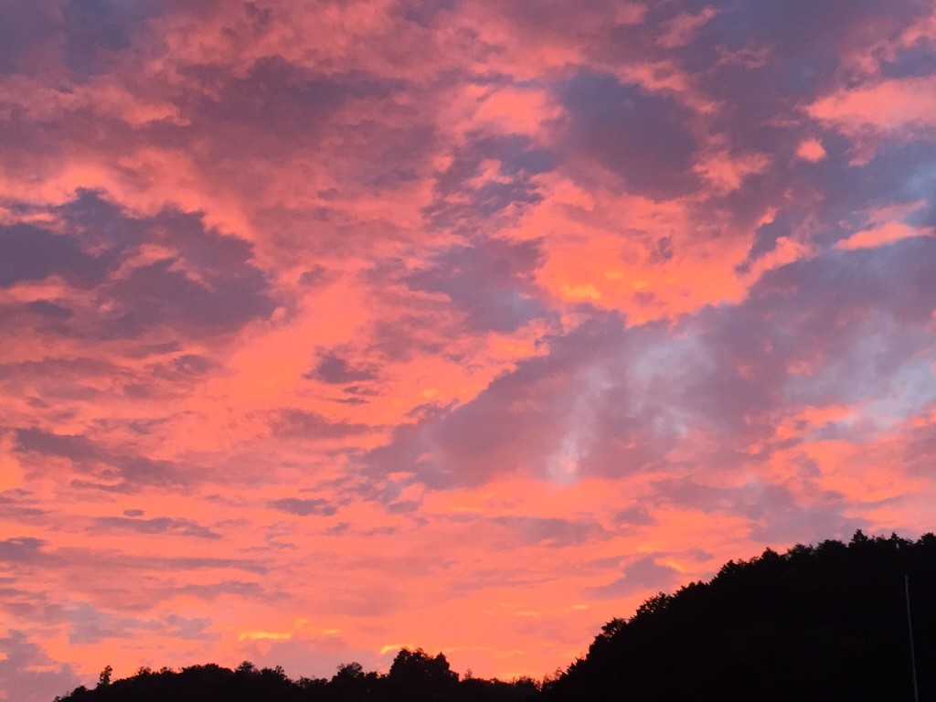 今日の空